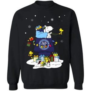New York City FC Santa Snoopy Wish You A Merry Christmas Shirt