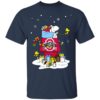 Oklahoma City Thunder Santa Snoopy Wish You A Merry Christmas Shirt
