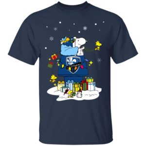 Montreal Impact Santa Snoopy Wish You A Merry Christmas Shirt