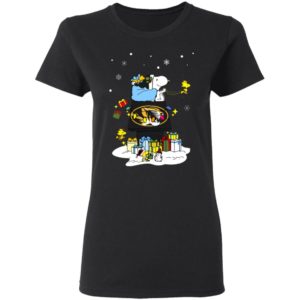 Mizzou Tigers Santa Snoopy Wish You A Merry Christmas Shirt