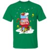 New Orleans Pelicans Santa Snoopy Wish You A Merry Christmas Shirt