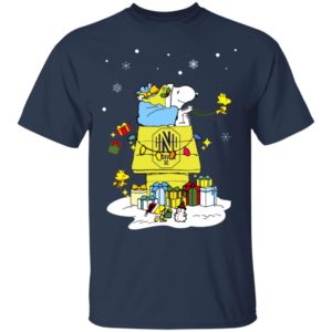 Nashville SC Santa Snoopy Wish You A Merry Christmas Shirt