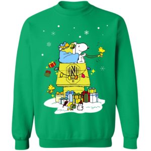 Nashville SC Santa Snoopy Wish You A Merry Christmas Shirt