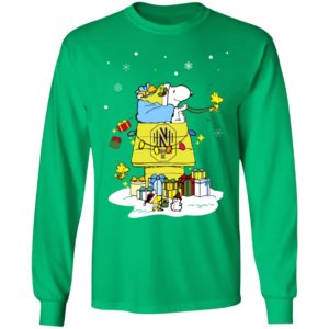 Nashville SC Santa Snoopy Wish You A Merry Christmas Shirt