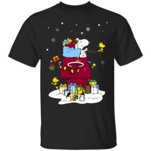 Miami Heat Santa Snoopy Wish You A Merry Christmas Shirt Miami Heat Santa Snoopy Wish You A Merry Christmas Shirt