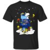 Miami Dolphins Santa Snoopy Wish You A Merry Christmas Shirt
