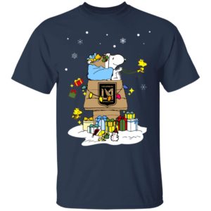 Los Angeles FC Santa Snoopy Wish You A Merry Christmas Shirt Los Angeles FC Santa Snoopy Wish You A Merry Christmas Shirt