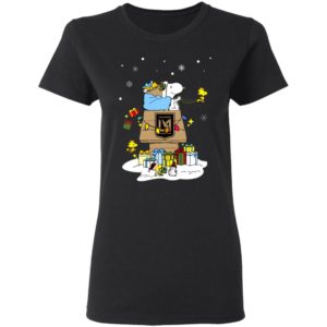 Los Angeles FC Santa Snoopy Wish You A Merry Christmas Shirt