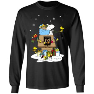 Los Angeles FC Santa Snoopy Wish You A Merry Christmas Shirt