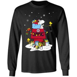 Los Angeles Clippers Santa Snoopy Wish You A Merry Christmas Shirt