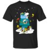 Miami Heat Santa Snoopy Wish You A Merry Christmas Shirt