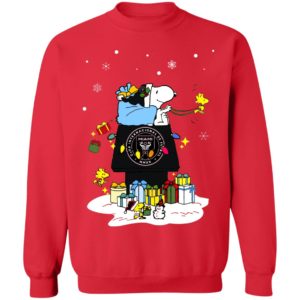 Inter Miami CF Santa Snoopy Wish You A Merry Christmas Shirt