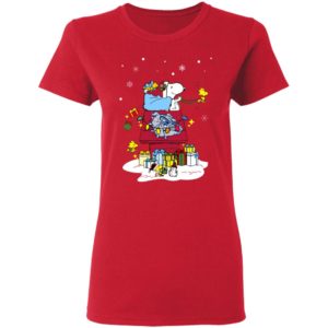 Gonzaga Bulldogs Santa Snoopy Wish You A Merry Christmas Shirt