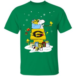 Grambling State Tigers Santa Snoopy Wish You A Merry Christmas Shirt