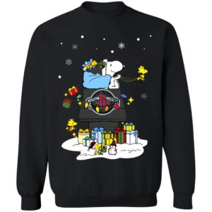 Houston Rockets Santa Snoopy Wish You A Merry Christmas Shirt