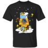 Georgia Bulldogs Santa Snoopy Wish You A Merry Christmas Shirt