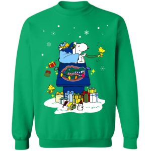 Florida Gators Santa Snoopy Wish You A Merry Christmas Shirt
