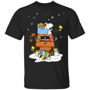 Houston Dynamo Santa Snoopy Wish You A Merry Christmas Shirt Houston Dynamo Santa Snoopy Wish You A Merry Christmas Shirt