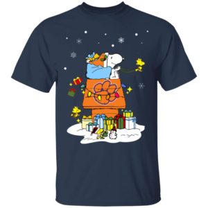 Clemson Tigers Santa Snoopy Wish You A Merry Christmas Shirt