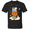 Cleveland Cavaliers Santa Snoopy Wish You A Merry Christmas Shirt
