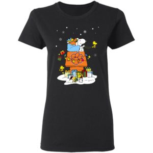 Clemson Tigers Santa Snoopy Wish You A Merry Christmas Shirt