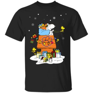 Clemson Tigers Santa Snoopy Wish You A Merry Christmas Shirt