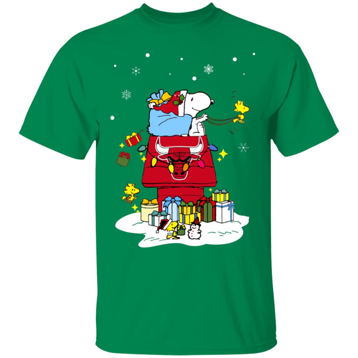 Chicago Bulls Santa Snoopy Wish You A Merry Christmas Shirt Chicago Bulls Santa Snoopy Wish You A Merry Christmas Shirt