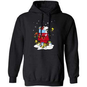 Chicago Bulls Santa Snoopy Wish You A Merry Christmas Shirt