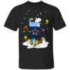 Columbus Crew SC Santa Snoopy Wish You A Merry Christmas Shirt