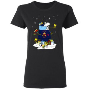 Chicago Fire Santa Snoopy Wish You A Merry Christmas Shirt