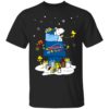 Brooklyn Nets Santa Snoopy Wish You A Merry Christmas Shirt