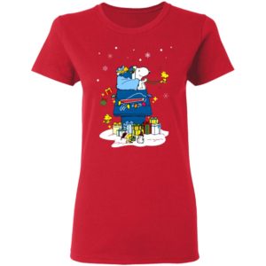 Buffalo Bills Santa Snoopy Wish You A Merry Christmas Shirt