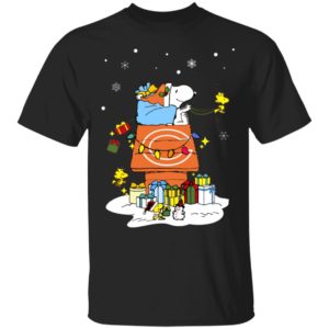 Chicago Bears Santa Snoopy Wish You A Merry Christmas Shirt Chicago Bears Santa Snoopy Wish You A Merry Christmas Shirt