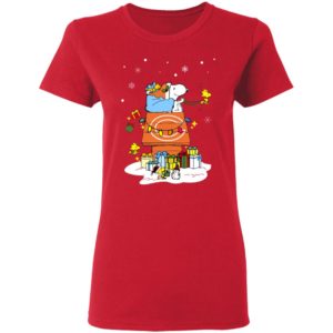 Chicago Bears Santa Snoopy Wish You A Merry Christmas Shirt