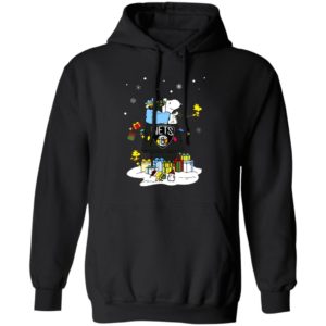 Brooklyn Nets Santa Snoopy Wish You A Merry Christmas Shirt