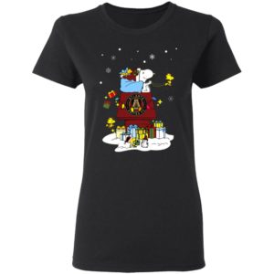 Atlanta United FC Santa Snoopy Wish You A Merry Christmas Shirt
