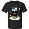 Arizona Cardinals Santa Snoopy Wish You A Merry Christmas Shirt