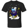 Carolina Panthers Santa Snoopy Wish You A Merry Christmas Shirt