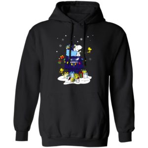 Charlotte Hornets Santa Snoopy Wish You A Merry Christmas Shirt