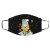 Pittsburgh Steelers Santa Snoopy Wish You A Merry Christmas face mask