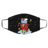 Portland Timbers Santa Snoopy Wish You A Merry Christmas face mask