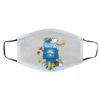 Philadelphia Eagles Santa Snoopy Wish You A Merry Christmas face mask