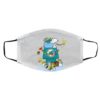 Miami Dolphins Santa Snoopy Wish You A Merry Christmas face mask