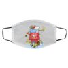 Atlanta Falcons Santa Snoopy Wish You A Merry Christmas face mask