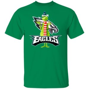 Santa Grinch Philadelphia Eagles Christmas Shirt, Long Sleeve