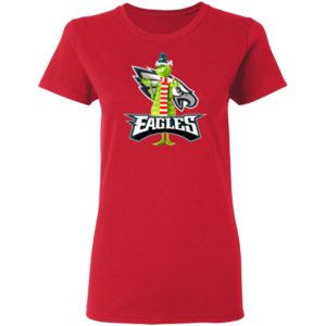 Santa Grinch Philadelphia Eagles Christmas Shirt, Long Sleeve