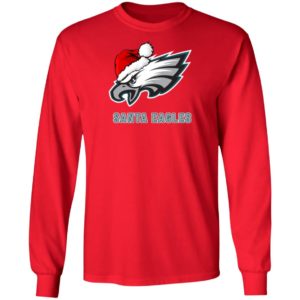 Santa Eagles Philadelphia Christmas Shirt, Long Sleeve, Hoodie