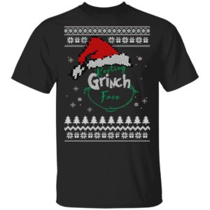 Resting Grinch Face Ugly Christmas Sweater, Hoodie Resting Grinch Face Ugly Christmas Sweater, Hoodie