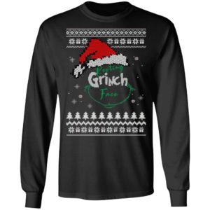 Resting Grinch Face Ugly Christmas Sweater, Hoodie