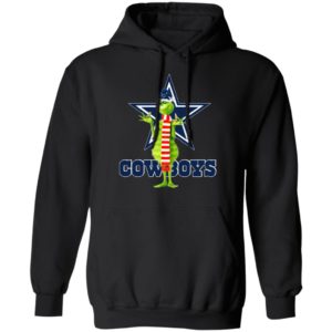 Santa Grinch Dallas Cowboys Christmas Shirt, Long Sleeve